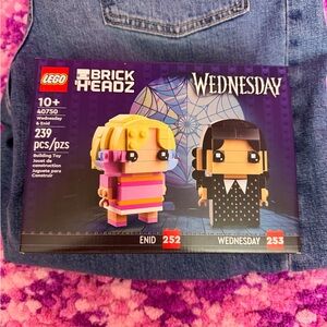 LEGO BrickHeadz Colorful Wednesday & Enid Figures